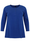 Tunic flare buttons COTTON - indigo - #2