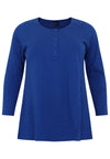Tunic flare buttons COTTON - indigo - #3