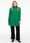 Tunic with col wide bottom - green