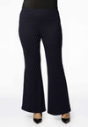 Boot-cut pants INTERLOCK - blue