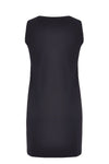 Dress sleeveless VISCOSE - blue