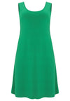 Dress sleeveless wide DOLCE - green - #4