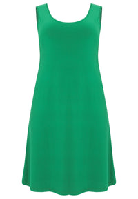 Dress sleeveless wide DOLCE - green - #4