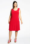 Dress sleeveless wide DOLCE - red