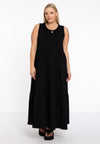 Dress puckering COTTON - black - #2