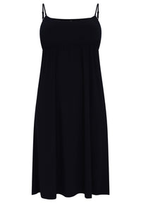 Dress spaghetti elastic waist DOLCE - blue - #3