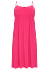 Dress spaghetti elastic waist DOLCE - pink - #4