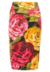 Skirt tube PEONY - black