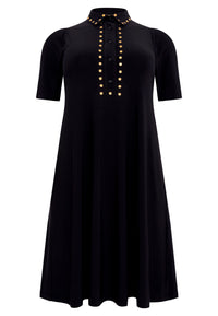 Dress with studs DOLCE - black - #4