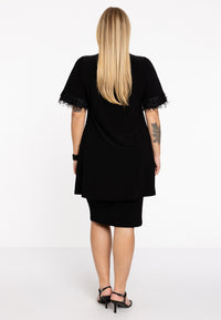 Tunic wide bottom party DOLCE - black - #3