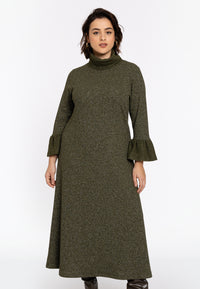 Long dress RIB - light green - #1