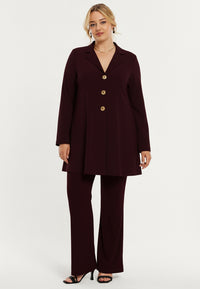 Blazer A-line R-DOLCE - dark red - #2