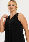 Singlet flare studs DOLCE - black - #5
