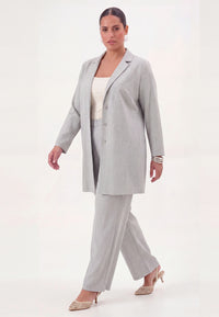 Blazer relaxed PINSTRIPE - grey - #1