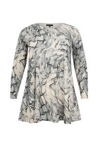 Tunic wide bottom VIPERINE - ecru - #3