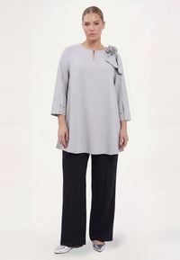 Tunic PINSTRIPE - grey - #1