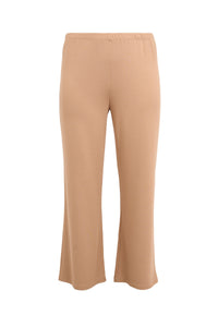 Trousers straight ECO VERO - light brown - #3