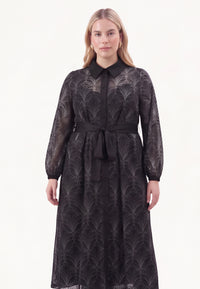 Maxi dress SILVER LUX - black - #2