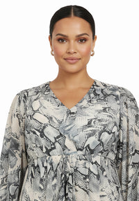 Dress midi VIPERINE - ecru - #3