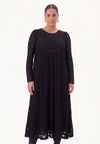 Maxi dress DENTEL - black