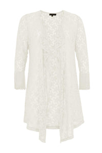 Cardi-jacket LACE - ecru - #1