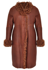 Lammy coat curly - brown - #3