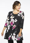 Tunic wide bot beads AURELIA - black - #1