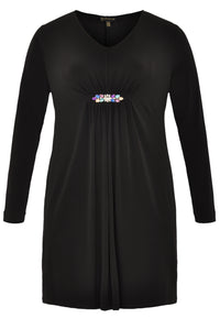 Tunic waist strass DOLCE - black - #4