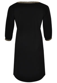 Dress strass trimmed DOLCE - black - #3