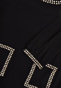 Dress strass trimmed DOLCE - black - #5