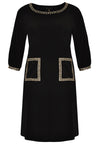 Dress strass trimmed DOLCE - black - #4