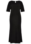 Dress long cold shoulder DOLCE - black - #4