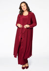 Trousers plissé DOLCE - red