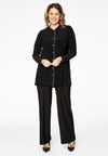 Blouse flare strass trim DOLCE - black - #2
