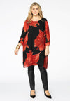 Dress square LAURA - red - #1