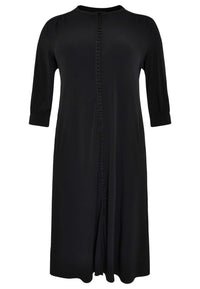 Blouse-dress buttoned DOLCE - black - #1