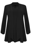 Tunic wide bottom bow DOLCE - black - #2