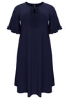 Dress frilled sleeves DOLCE - blue - #4