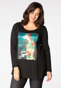 Tunic Eve flare - black - #1