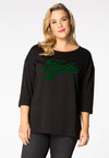 Shirt wide Belle - black - #1