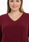 Tunic wide Bottom DOLCE - dark red - #5