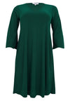Dress V-neck DOLCE - dark green - #4