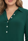 Dress collar DOLCE - dark green - #3