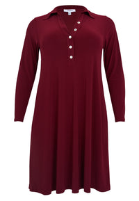 Dress collar DOLCE - dark red - #4