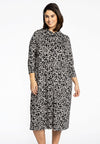 Blouse midi Graphic - black - #1