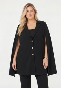 Blazer cape sleeve ECO VERO - black - #2