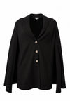 Blazer cape sleeve ECO VERO - black - #4