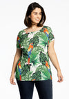 Shirt cap sleeves PARROT - ecru - #2