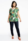 Shirt cap sleeves PARROT - ecru - #1