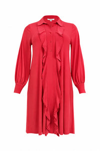 Dress midi UNI DOLCE - pink - #2